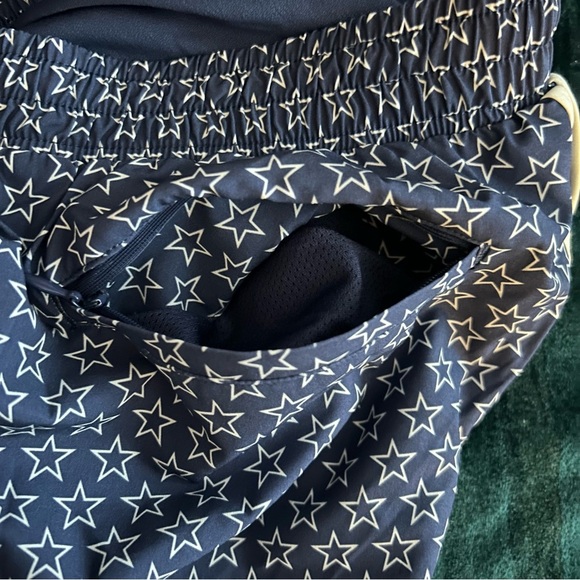 NWT Champion Varsity Shorts Small starry navy blue white stars - Picture 6 of 10